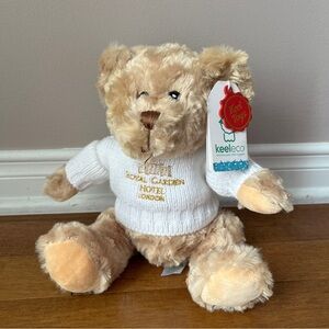 NWT Keeleco Royal Garden Hotel London Plush Charlie Bear